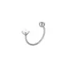 Piercing de nariz de nuevo estilo transfronterizo, aro de nariz redondo de acero inoxidable transfronterizo, piercing corporal, aretes de oreja incrustados con circonita, venta de fábrica de piercing de nariz
