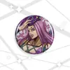 Broche de desenho animado de Jojo's Fantastic Adventure com laser, tamanho 58-75mm.