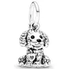 Panjia Nuevo Caliente Plata León Robot Erizo Pequeño Cabeza de Gato Cuentas Accesorios DIY Pulsera Pulsera