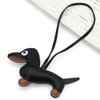 Nuevo Llavero de Dibujos Animados Personalizado Colgante para Bolso Serie Miu Forma de Animal Dachshund Decoración Colgante para Bolso al por Mayor