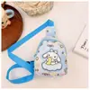 Nueva Bolsa de Pecho Kuromi Melody 2025 para Niños y Niñas, Linda Cartera Cruzada de Monedas de Dibujos Animados, Casual y Versátil