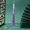 Tassel Lírio do Vale Estilo Chinês Tassel Antigo Marcador de Página Artesanal Acessórios Caixa de Presente de Casamento Embalagem de Convite Pequeno Tassel