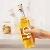 Vertedor de Apertura y Cierre Automático para Vinagre, Salsa de Soja, Vino de Cocina, Tapón de Botella de Cocina, Tapón de Silicona para Botella de Condimento, Antigoteo, Antifugas, Vertedor Multiusos