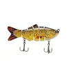 Suministro de Origen Señuelo de Pesca Luya Cebo de Pesca Transfronterizo Capa de Natación Completa Señuelo Multisección Plástico Biónico Señuelo Duro Seis Secciones swimbait