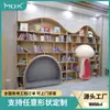 Casa de Cogumelo Infantil Arte Minimalista Pequeno Armazenamento Estante de Livros Jardim de Infância Criativo Alto Valor Combinação Multifuncional Armário