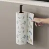 Portarrollos de Papel de Cocina sin Taladro, Adhesivo, Montaje en Pared, Barra para Toallas de Cocina, Portapapeles Multifuncional para Gabinete, Baño