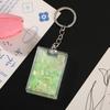 Novo óleo luminoso em areia movediça goo cartão tijolo com luz areia movediça mahjong goo placa DIY adesivo chaveiro fábrica outlet