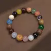 Dieciocho Semillas Bodhi Sosteniendo Pulsera de 18 Tesoros Borla Duobao Cuentas de Buda Rosario para Hombres y Mujeres para Jugar con una variedad de Cuentas de Buda