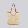 2025 Nuevo Bolso Tejido de Línea Gruesa de Verano para Mujer Estilo Coreano Moderno Simple Bolso de Hombro Bolso de Mano de Alta Gama para Axila