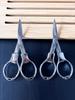 Tijeras de pesca de acero inoxidable plegables, tijeras de cuero con plomo, tijeras de 8 palabras, tijeras de pesca plegables, tijeras para sedal, equipo de pesca