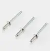 En Stock Remaches Ciegos Semi-Acero 304/45A Remaches Ciegos Tipo Abierto Cabeza Plana Redonda M3~M4.8