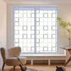 Cortinas térmicas de invierno, película sellada de doble capa para ventana, película de aislamiento engrosada y a prueba de viento, solución anticongelante y bloqueadora de viento para clima frío, lámina de plástico