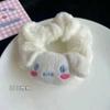 Anillo para el pelo de peluche Sanrio, anillo para el pelo de dibujos animados Melody, corazón de niña, anillo de intestino grueso de peluche, cuerda suave para el pelo de estudiante, accesorios para el pelo