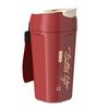 Taza de café de alto valor transfronteriza para automóvil, taza para beber directamente, tubo de succión, taza termo portátil creativa de acero inoxidable, taza para beber doble