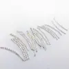 Ouro 14K18K Banhado Prata Preserva Cor Fio Facetado Cotovelo Rosqueado Pulseira Colar DIY Feito à Mão Acessórios Pulseira de Cristal