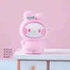 Nuevos adornos pequeños de resina con flocado de dibujos animados lindos, artículos decorativos, juguetes creativos de moda, figuras lindas, accesorios para manualidades