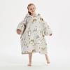 Suéter con capucha y manta para niños y adolescentes, grueso y cálido, para el hogar, ropa informal, otoño e invierno, nuevo