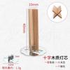 Venta al por mayor transfronteriza cruz núcleo de cera de madera fábrica directa hecho a mano vela de taza DIY núcleo de madera mecha de astilla de madera casera creativa