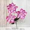 Flores Artificiales con 3 Cabezas de Magnolia, Altamente Realistas, para Decoración de Salón de Bodas, Arreglo Floral de Pasillo, Fondo Floral y Arte Floral