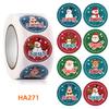 500 pegatinas decorativas para regalo de Navidad, pegatinas de Feliz Navidad, pegatinas transfronterizas de Amazon