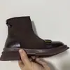 Botas Martin Elásticas Ajustadas para Mujer 2025 Otoño Nueva Moda Botines Tipo Calcetín con Temperamento Tacones Altos Botas de Estilo Británico para Mujer