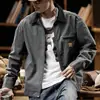 Chaqueta Pesada Americana para Hombre Primavera y Otoño 2026 Nueva Retro Guapo Ropa de Trabajo Acolchada Marca de Moda Superior
