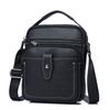 Bolso Bandolera Cruzado de Cuero Genuino de Primera Capa para Hombre Lionton 2025 Nuevo Bolso Vertical de Cuero Genuino para Hombre Europeo y Americano