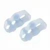 Separador de Dedos com Três Furos, Conjunto de Ajuste para Joanete, Separador para Sobreposição do Osso do Dedo Grande do Pé, Almofada Separadora de Dedos Macia Anti-Atrito