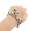 Pulseira de Combinação Estrela do Bob Esponja e Lula Estilo Desenho Animado Japonês Transfronteiriça DIY Joias de Liga Metálica Atacado