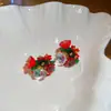 Pendientes Vintage de Plata con Aguja y Diamantes, Forma Cuadrada, Pendientes Retro de Alta Gama para Otoño e Invierno, Pendientes Exquisitos Versátiles para Mujer