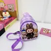 Mochilas al por mayor, modernas y lindas para clases medias y grandes, para niños y niñas, bolsos cruzados, monederos, riñoneras de dibujos animados para jardín de niños Labubu