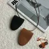 Estuche pequeño magnético personalizado para gafas con cordón, correa para el cuello, collar de cuero, gafas de sol, clip magnético portátil para sombrero