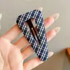 Pinza para el Cabello de Lana con Estampado de Leopardo para Otoño e Invierno para Mujer, Elegante Pinza para Flequillo Lateral, Pinza BB de Gama Alta para Pelos Sueltos, Pasador de Moda Estilo Retro