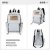 Mochila Escolar de Gran Capacidad para Mujer, Mochila Sencilla Estilo Coreano para Estudiantes de Secundaria, Mochila Versátil Nueva y de Moda 2026 para Hombre