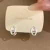 Aretes Personalizados de Lujo Ligero con Forma de Nariz de Cerdo Brillantes, Pendientes Únicos de Temperamento, Cierres de Aretes Sencillos y de Moda, Joyería para Orejas de Uso Diario de Alta Gama para Mujeres