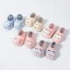 Meias de bebê primavera e outono bebê meias de chão antiderrapante dos desenhos animados crianças fundo macio interior sapatos de criança educação infantil bebê