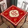 Novo Tapete de Mesa de Mahjong Silencioso Estilo Chinês, Veludo Cristal, Absorvente de Água, Secagem Rápida, Redutor de Ruído, Fácil de Limpar, Dobrável, para Uso Doméstico na Sala de Estar