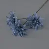 Flor de Fuego de Boda Crisantemo Anémona Azul Neblina Flor de Arco Material Guía de Camino Arreglo Floral de Boda Flor Artificial Arte Floral Azul de Boda