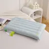 Almohada Plana, Almohada Baja, Almohada Ultradelgada, Almohada Corta, Almohada de Verano para Adultos con Núcleo para Columna Cervical, Zona de Sueño con Oxígeno Vitalidad, Almohada Baja para Estudiantes