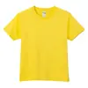 Camiseta de Color Sólido con Cuello Redondo para Hombre y Mujer Manga Corta Ropa de Grupo Personalizada Camisa Publicitaria para Pareja Algodón Transpirable Ropa de Trabajo Estampado Bordado