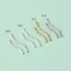 Plata de Ley S925 Tubo Tallado en Forma de S Cielo Estrellado Conector Pulsera de Perlas Hecha a Mano para Bricolaje Accesorios de Joyería con Cuentas de Cristal