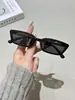 Gafas de Sol Estilo Europeo con Marco Delgado para Mujer, Personalizadas para Fotos, Aspecto de Alta Gama, Gafas de Sol Largas Ojo de Gato, Gafas de Sol de Moda para Hombre para Conducir