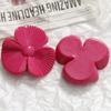 Horquilla de resina estilo japonés con diseño de maca de color sólido, flor de tres pétalos, parche para el pelo, accesorios para carcasa de teléfono móvil, venta al por mayor