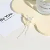 Aretes de Mariposa para Mujer, Agujas de Plata S925, Moda de Lujo Nicho, Versátiles, Galvanizado Ecológico, Venta al por Mayor desde la Tienda, Artículo Popular en Xiaohongshu