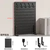 Estante de Almacenamiento de Escritorio Tablero de Clavijas Organizador Vertical Soporte para Auriculares Esenciales para Sala de Juegos Modificación de Escritorio de Computadora Artículos Pequeños