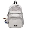 Mochila Impermeable Simple de Gran Capacidad Nueva Portátil para Ocio Vacaciones Viaje Bolsa Escolar para Estudiante de Secundaria Campus