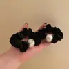 Moda Estilo Coreano m Anillo para el Cabello de Perlas Cuerda para el Cabello de Mujer Bola para Cola de Caballo Alta Cuerda para el Cabello Sentido Avanzado Anillo para el Cabello Intestino Grueso Grande