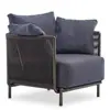 Conjunto de Sofá para Exterior Pátio Villa Varanda Cadeira de Rattan Sofá Pousada Jardim Designer Mobiliário de Liga de Alumínio ao Ar Livre
