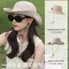 Sombrero Vaquero de Tela Verano Camping al Aire Libre Montañismo Pesca Sombrero para el Sol Protector Solar Sombrero de Pescador Plegable Sombrero de Sol