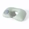 Fabricante de Origen Almohada Inflable en Forma de U Portátil para Viaje Almohada para el Cuello Regalo para Eventos Almohada Inflable de Presión con Logo Personalizado